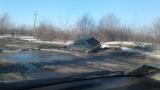 дорога на больничный городок в лисичанске