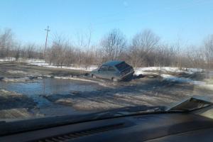 дорога на больничный городок в лисичанске