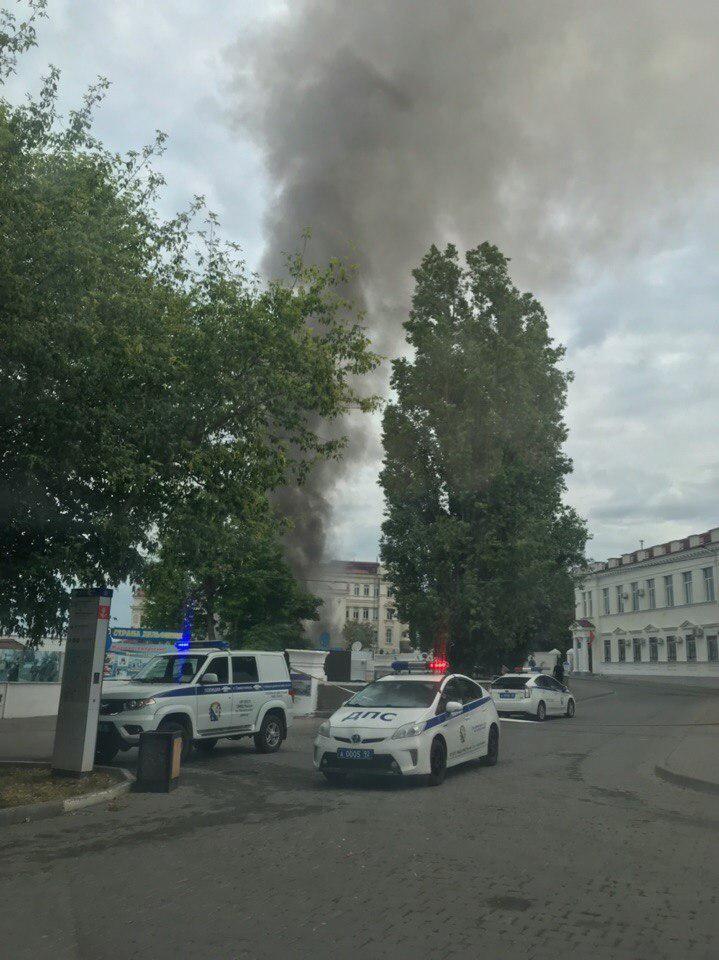 Севастополь, пожар