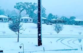 На Австралию обрушился сильный снегопад