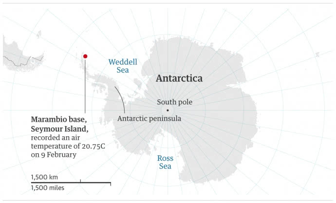 Антарктика, рекорд