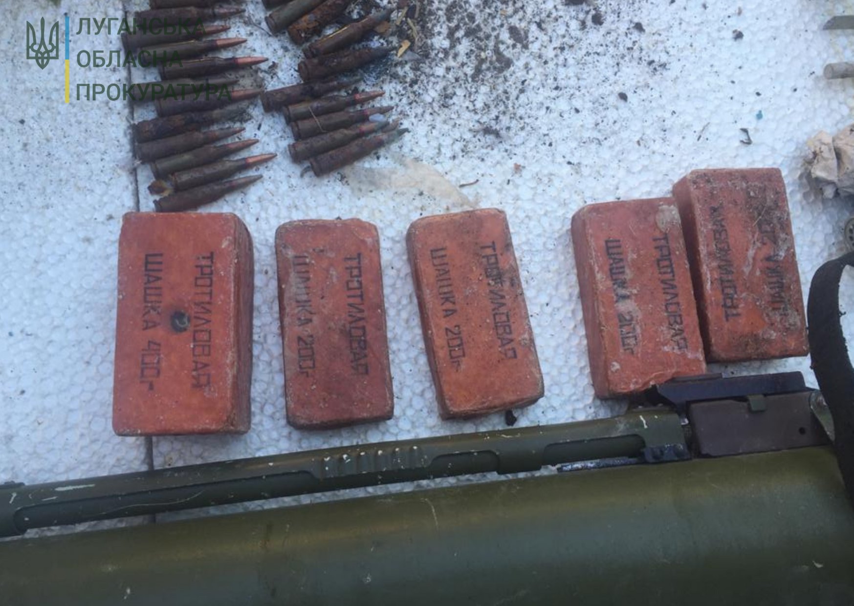 Опасная находка в Северодонецке: обнаружен схрон с боеприпасами и взрывчаткой