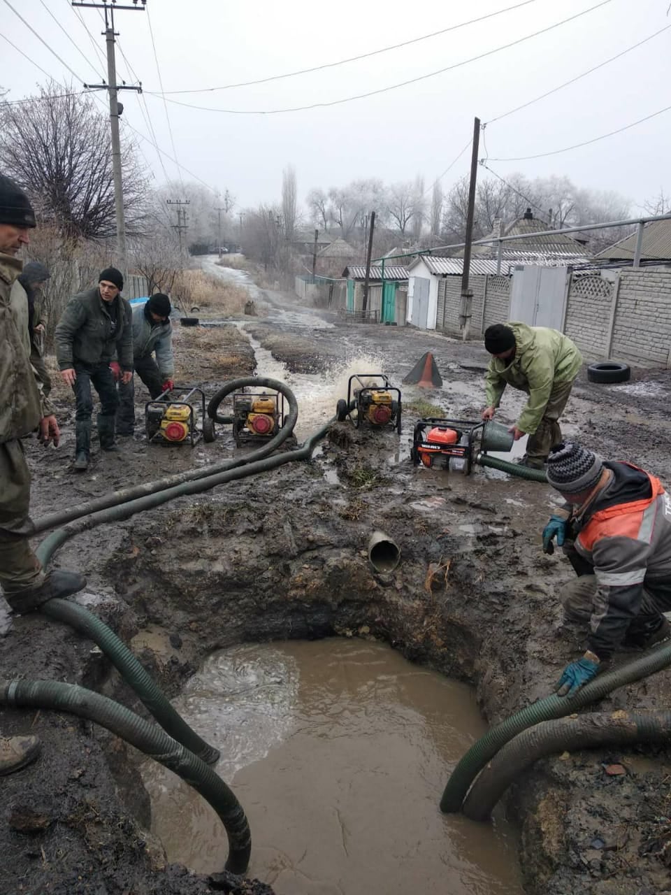 Лисичанск без воды