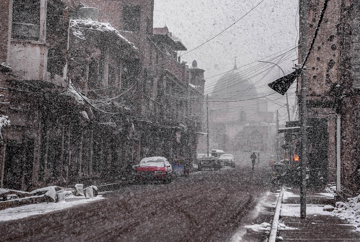 Багдад, снег