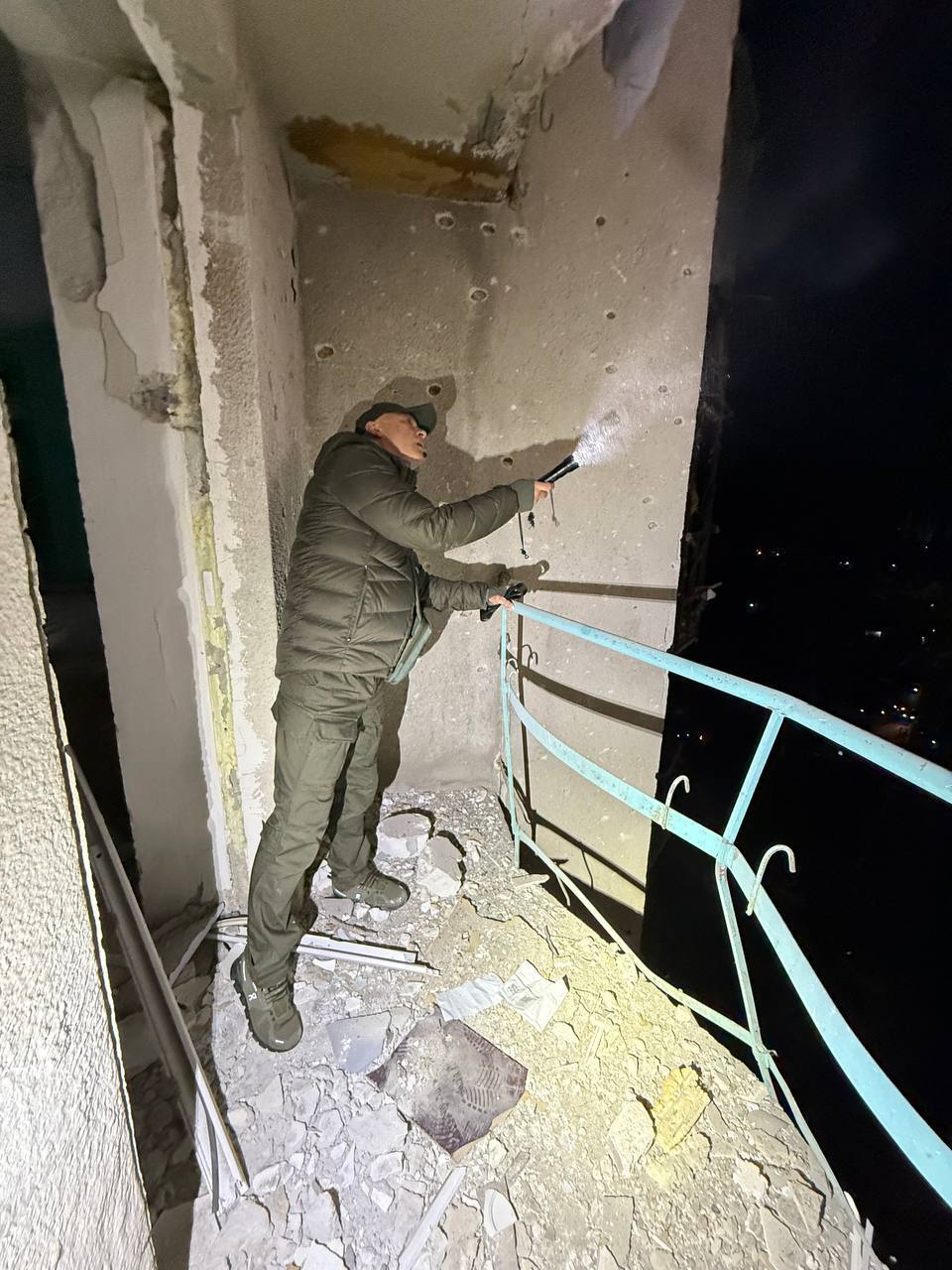 Последствия атаки БПЛА на Одессу