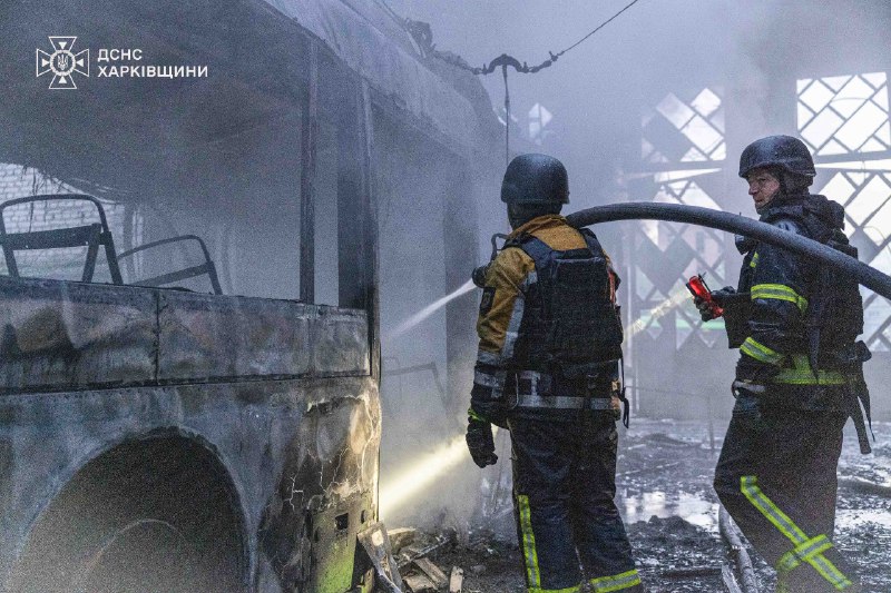 Последствия удара БПЛА по Харькову