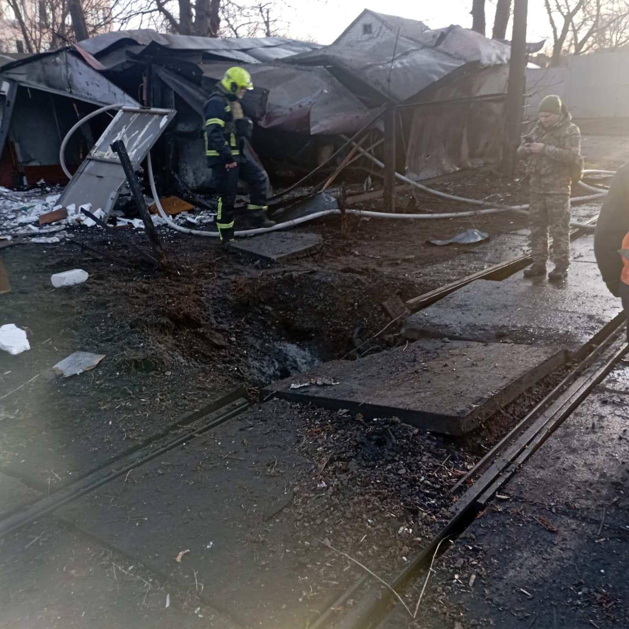 В первый день нового года россияне атаковали Киев