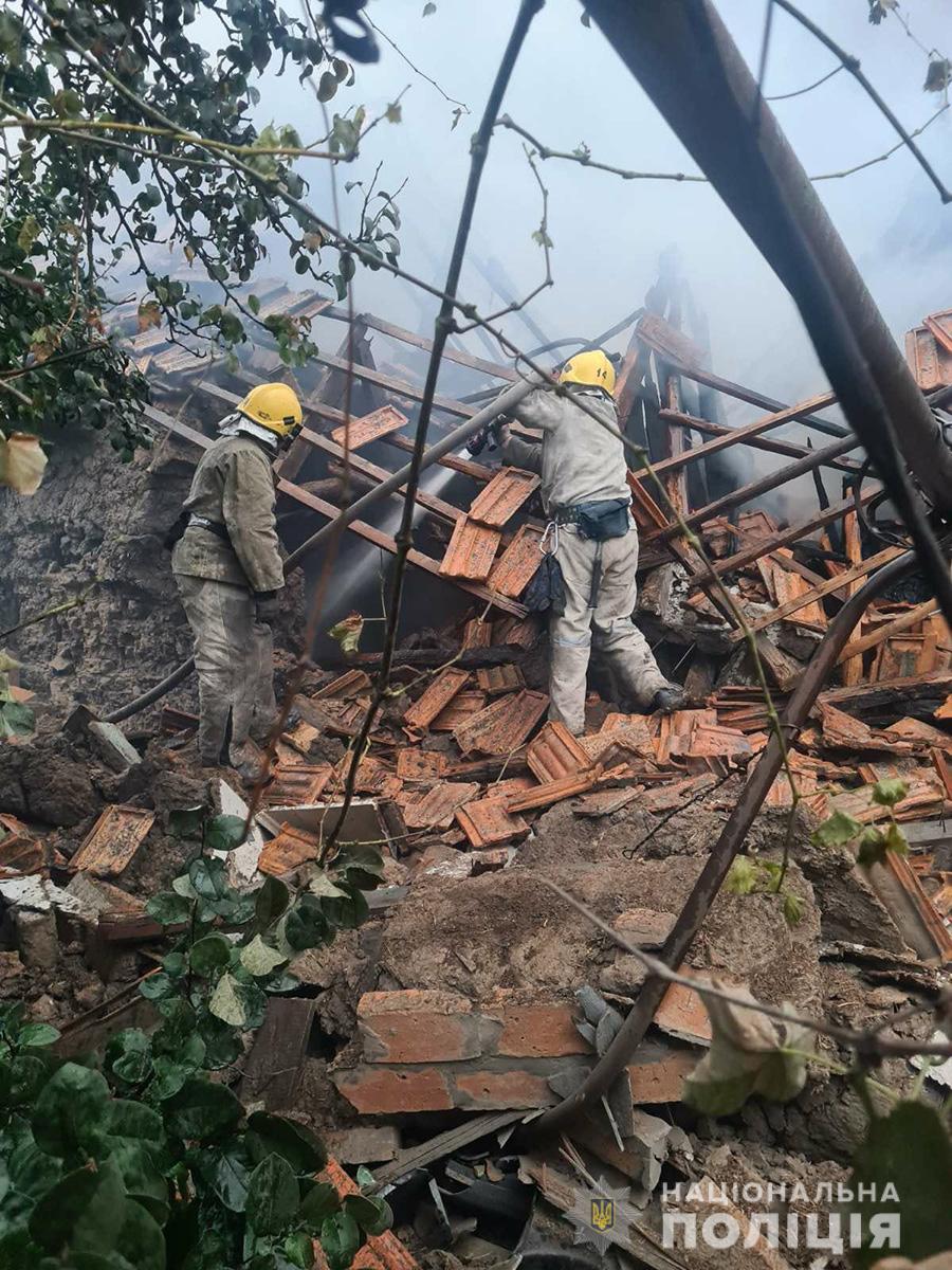 Взрыв в Запорожской области