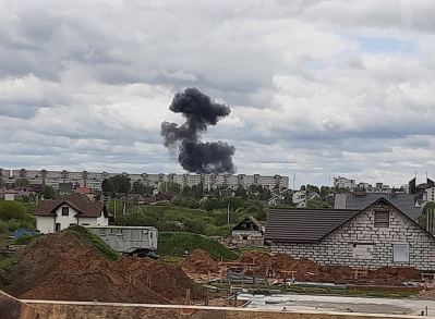 В Беларуси потерпел крушение военный самолет