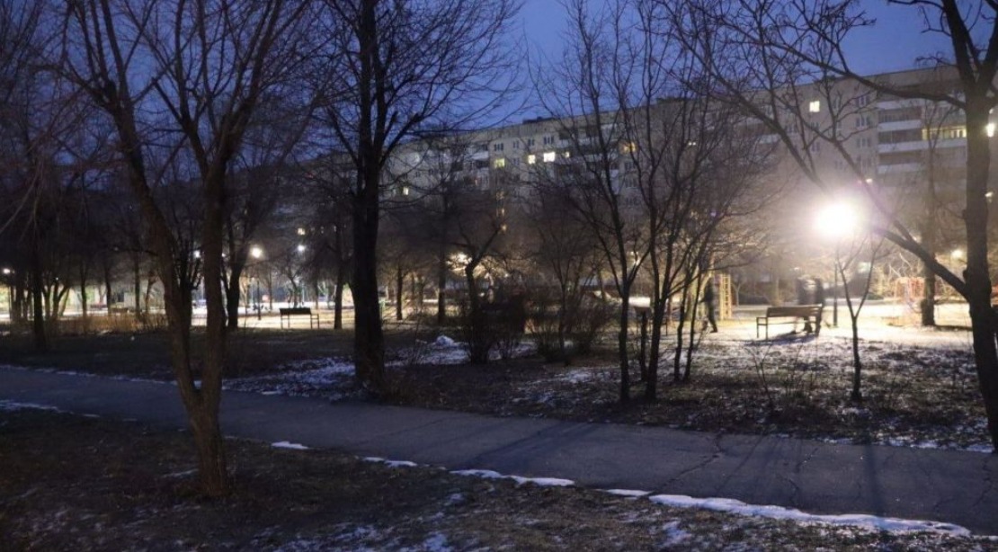 Власти Северодонецка похвастались, что в городе появилось уличное освещение