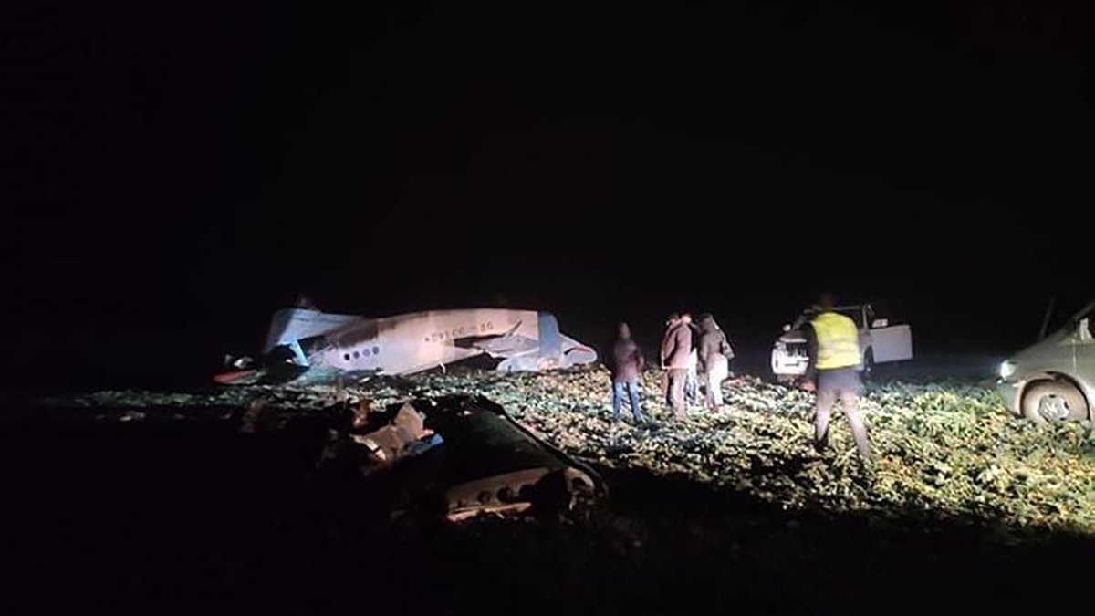 В Тернопольской области упал легкомоторный самолет