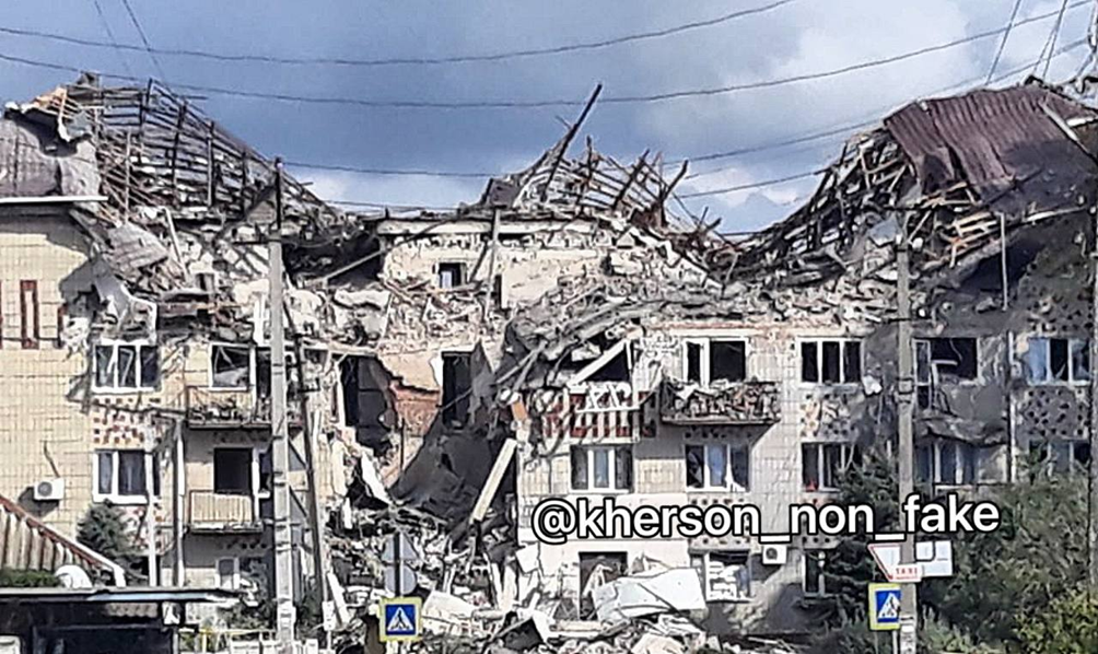 Под Херсоном уничтожен штаб российских оккупантов