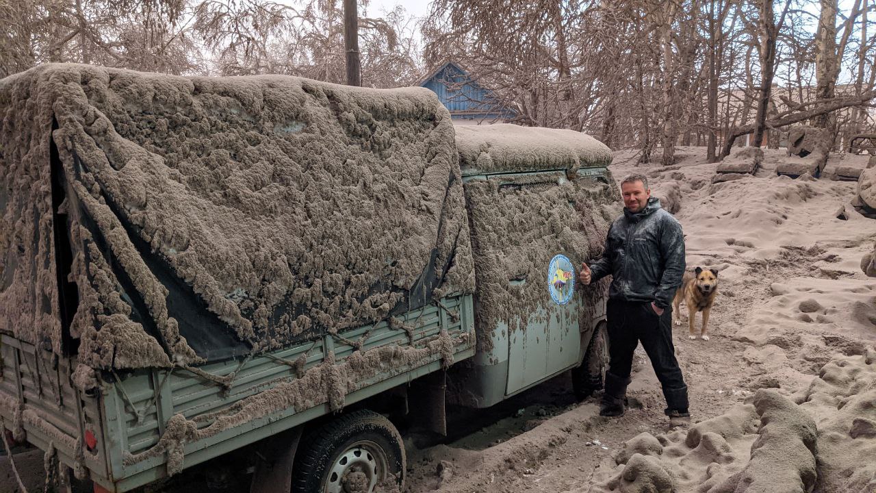 В РФ мощное извержение вулкана Шивелуч