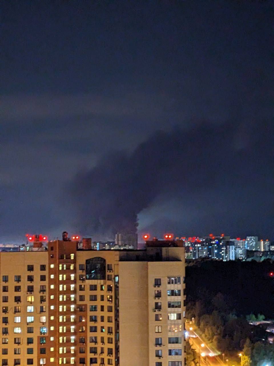 В подмосковном Одинцово масштабный пожар