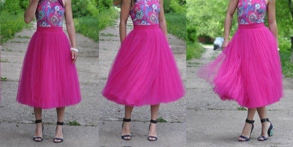 Как сшить пышную юбку из фатина для девочки: инструкция с фото