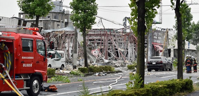 Япония, взрыв в ресторане