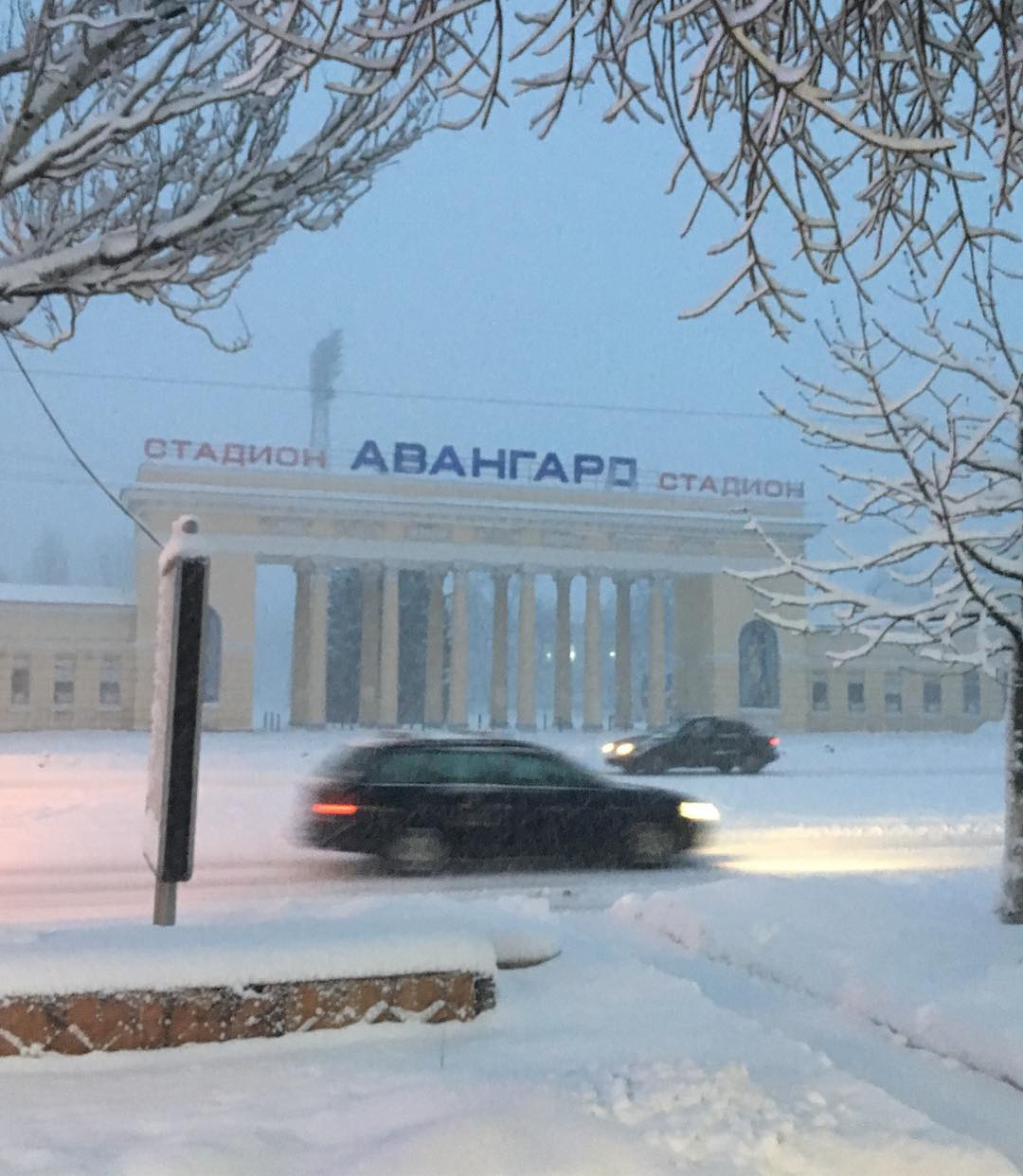 Луганск, снегопад