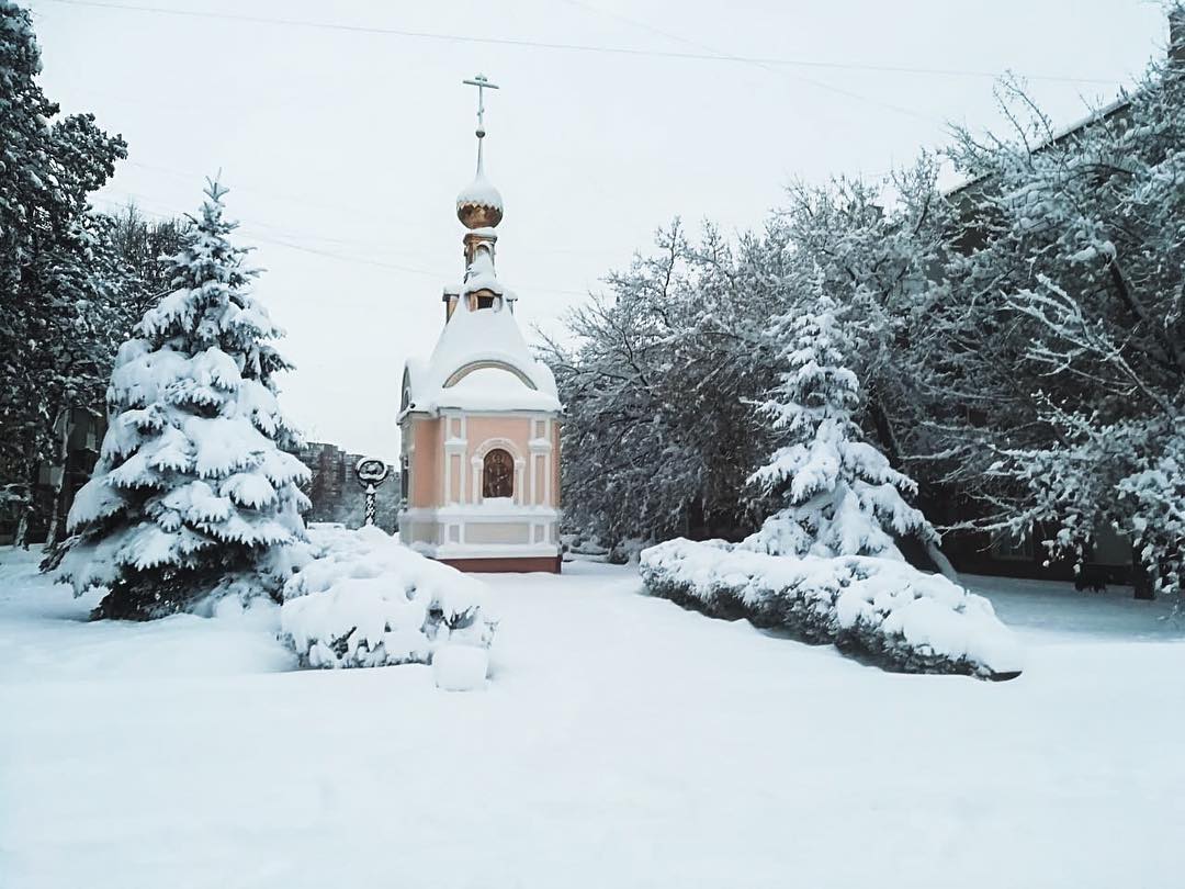 Луганск, снегопад