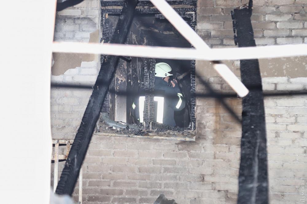 Одесса, пожар