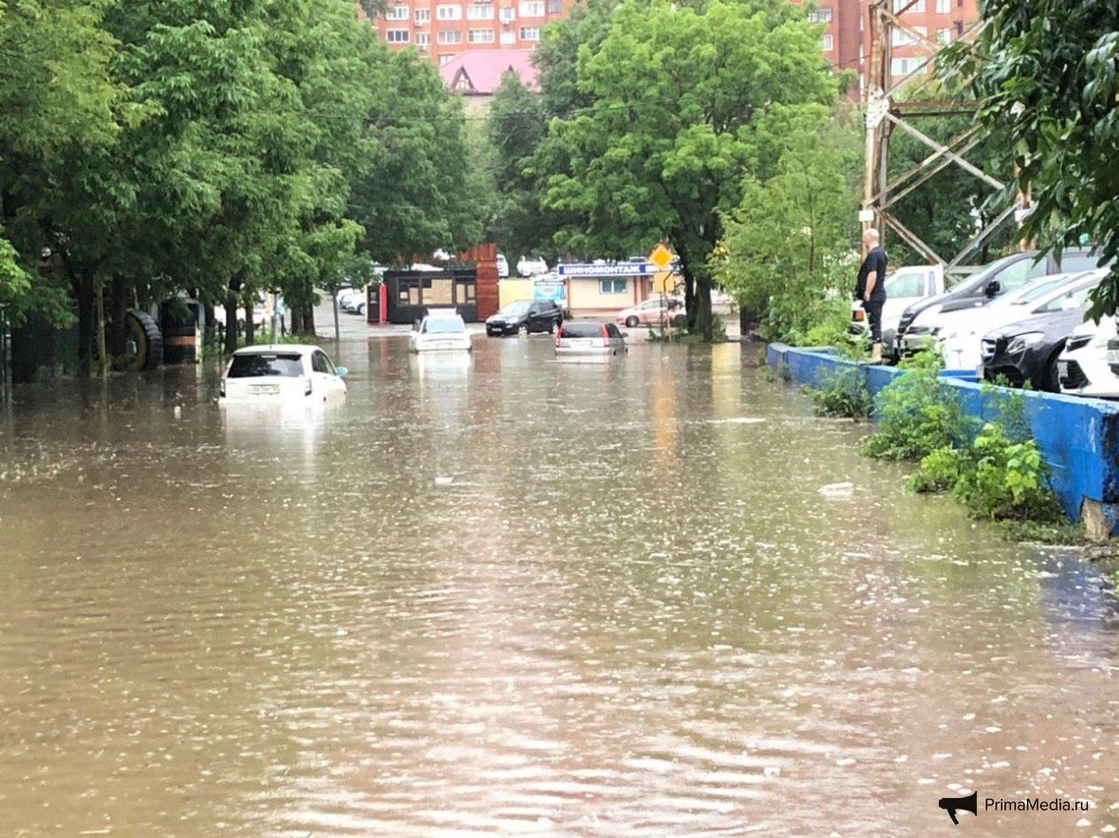 Владивосток, ливень