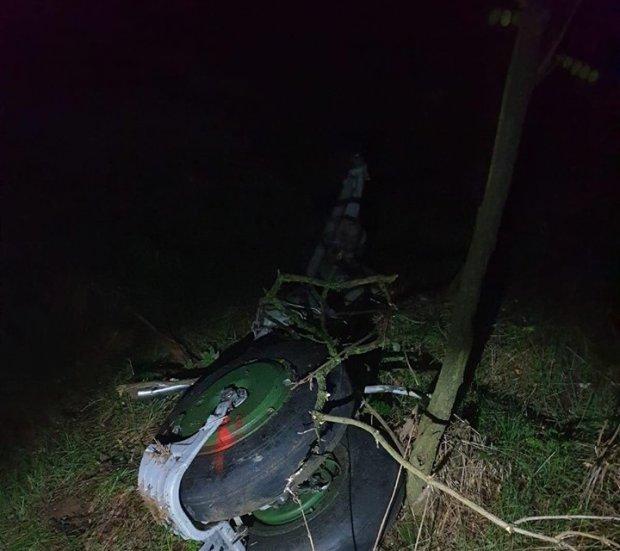 Словакия, крушение истребителя