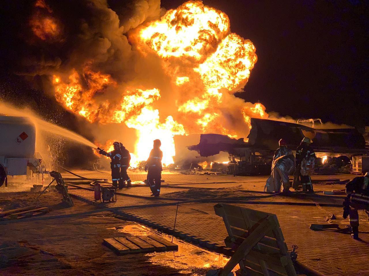 Киев, пожар