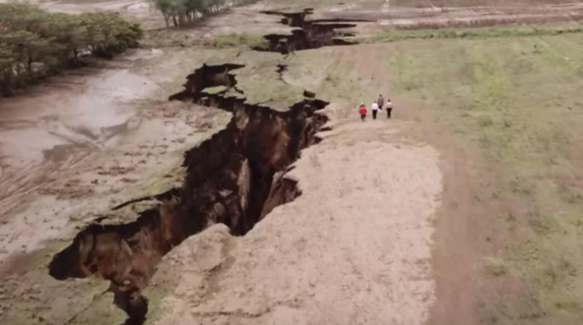 Африканский континент медленно раскалывается на две части