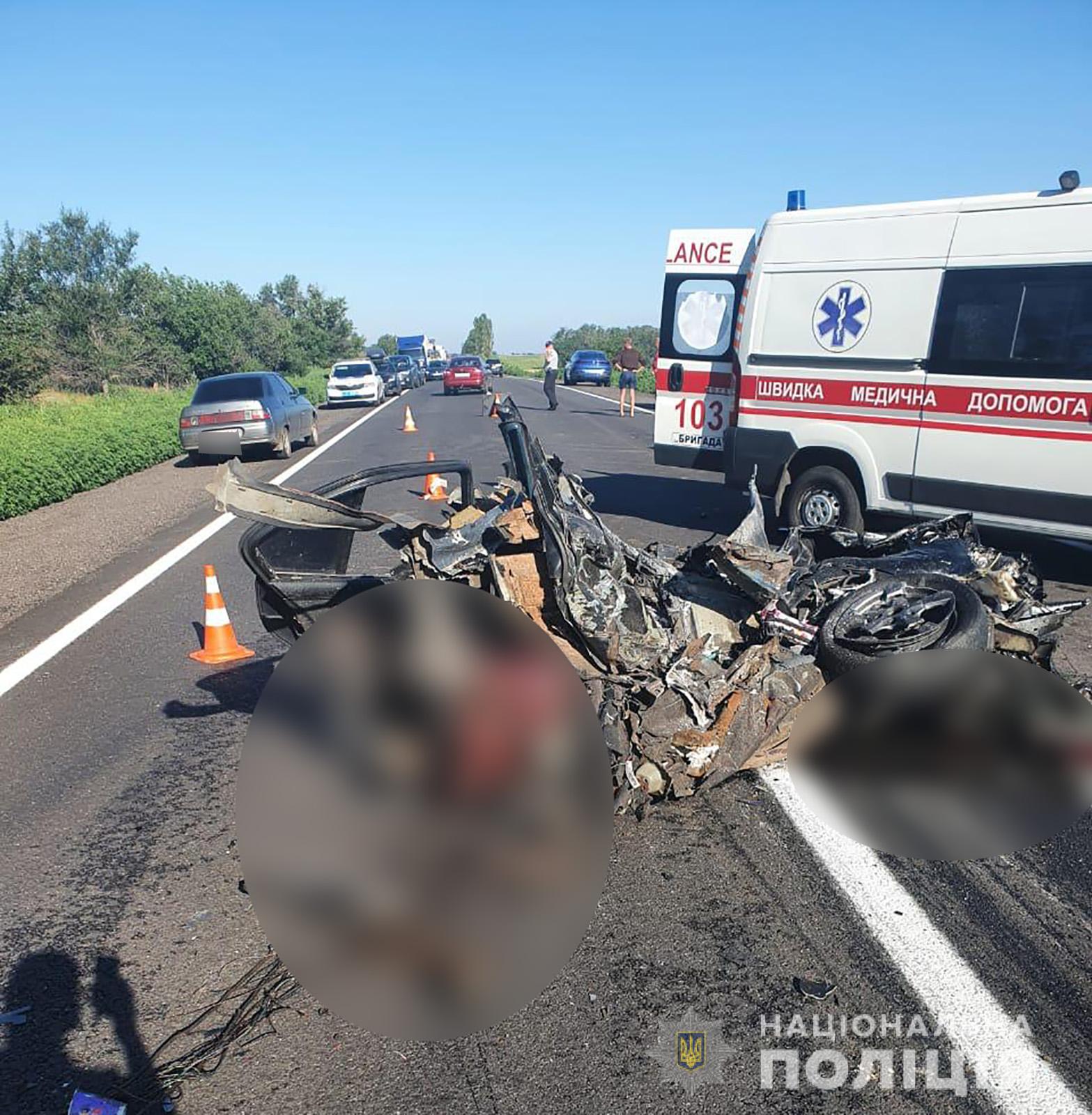 В Запорожской области в ДТП погибли 4 человека