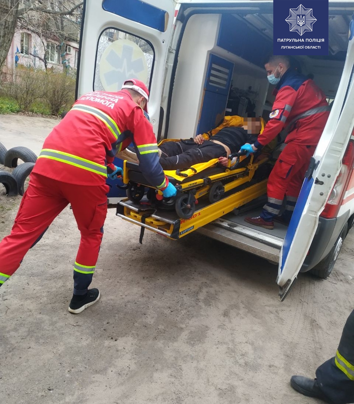 В Северодонецке патрульные спасли молодого мужчину