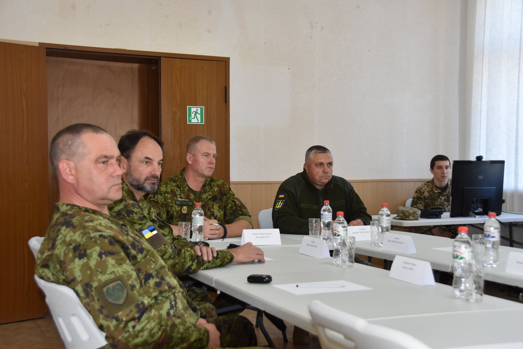Военная делегация Эстонской Республики посетила зону ООС