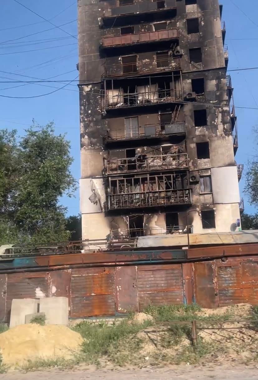 Луганская, война