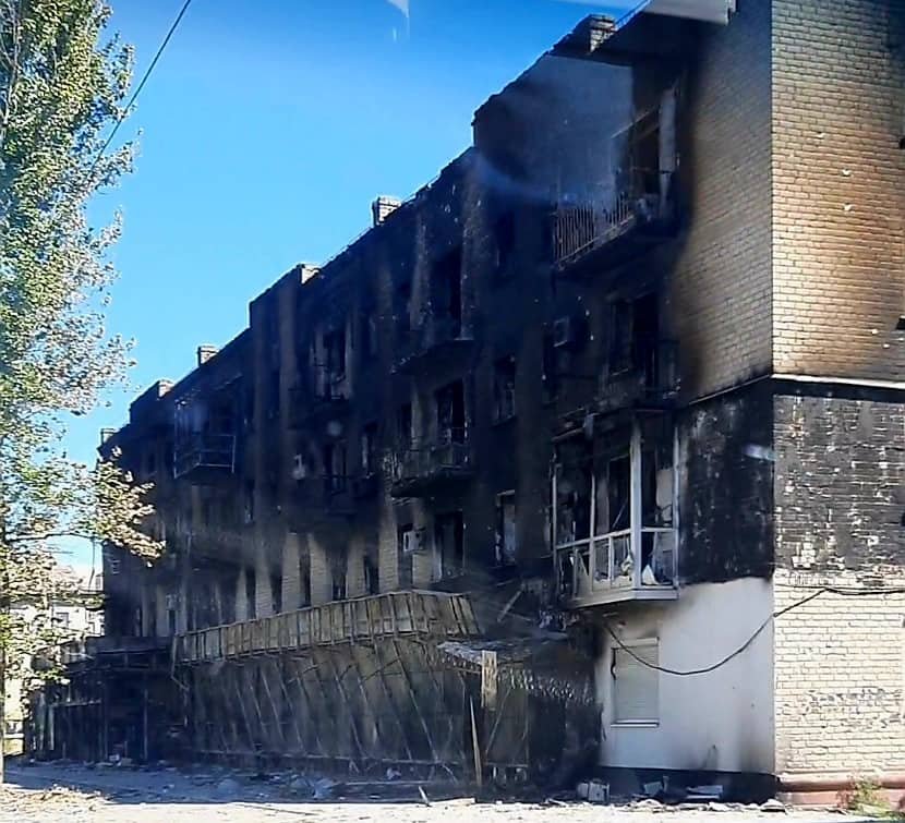 Луганская, война
