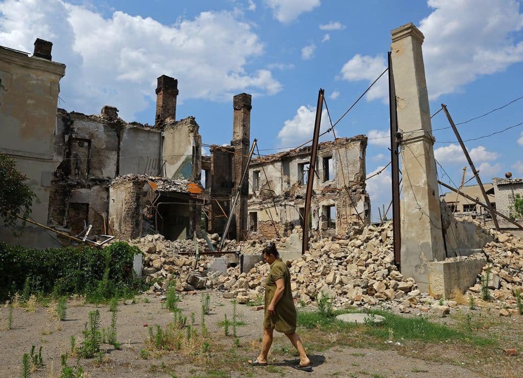 Луганская, война