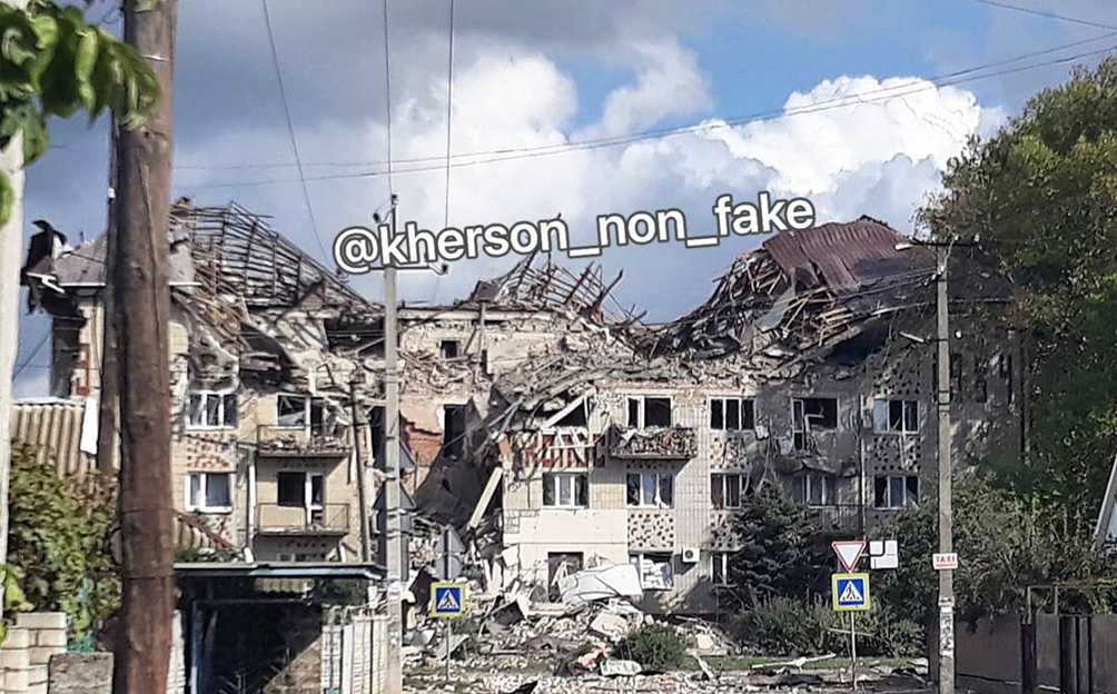 Под Херсоном уничтожен штаб российских оккупантов