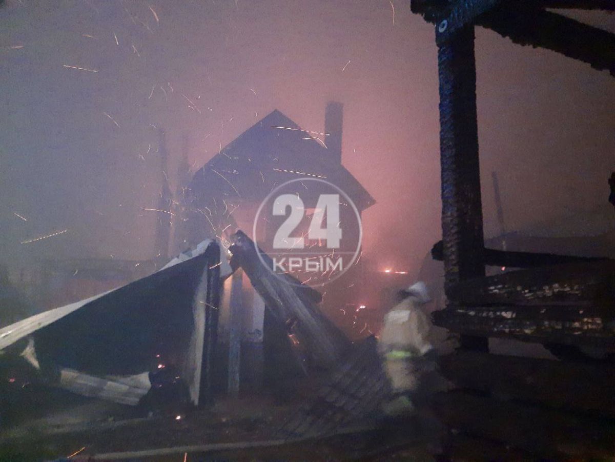 В оккупированном Крыму на Ай-Петри вспыхнул масштабный пожар