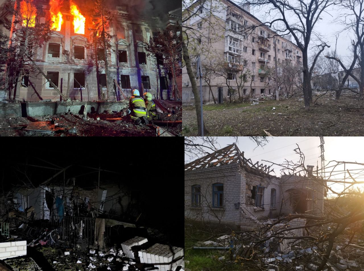 последствия ракетного удара по Николаеву / Фото: ОК "Юг"