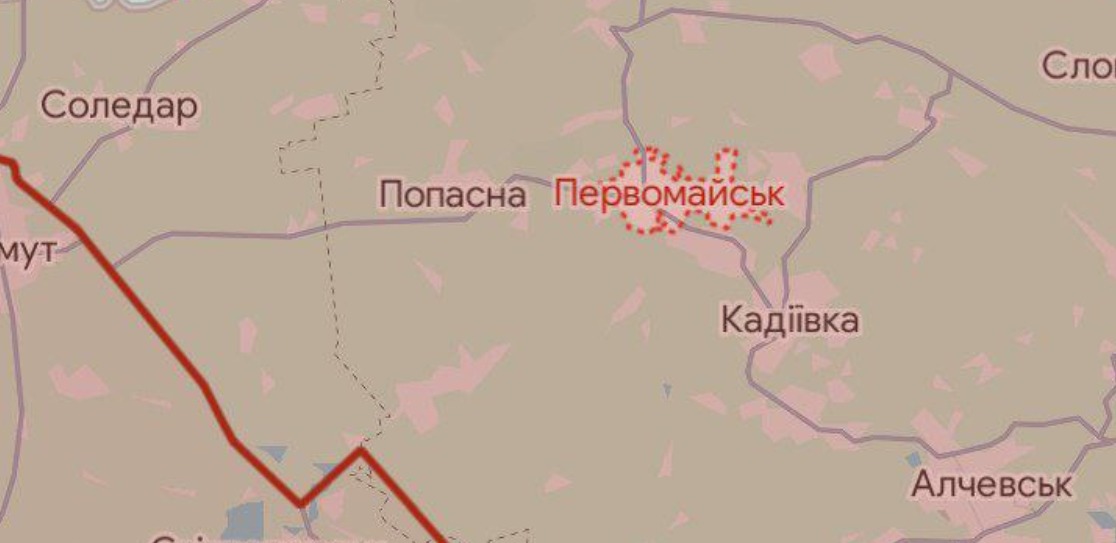 обстрел Первомайска 