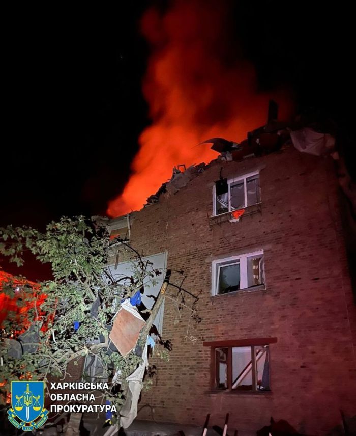 последствия ночного ракетного удара по Харькову