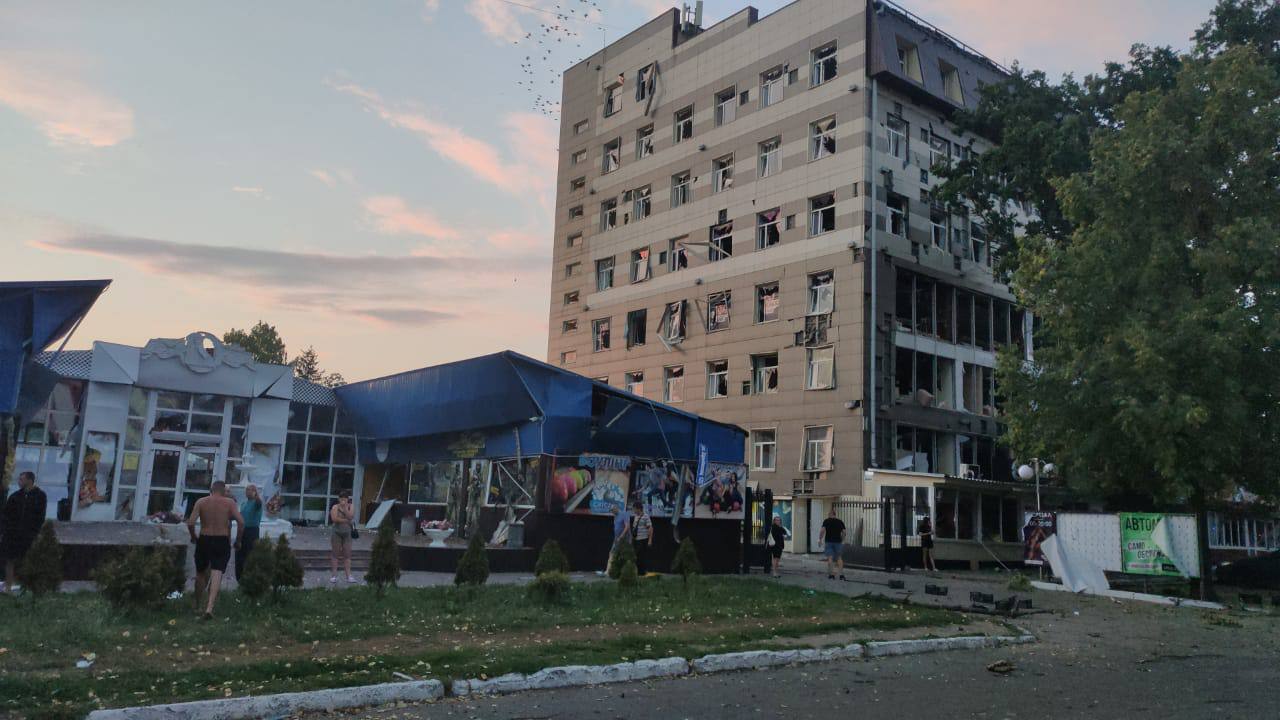 последствия обстрела Чугуева