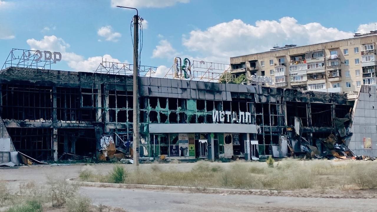 кадры из оккупированного Северодонецка