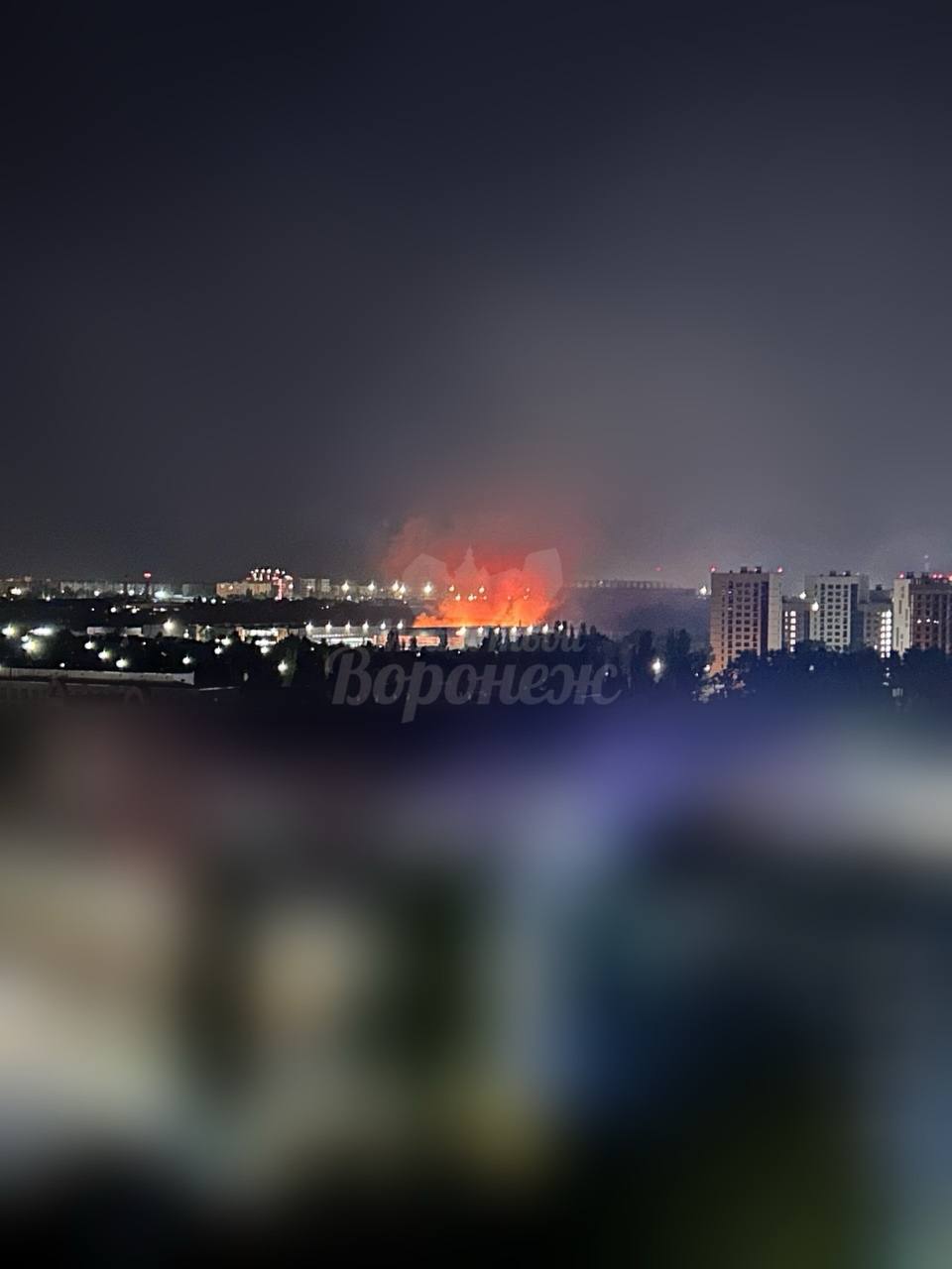 последствия атаки БПЛА