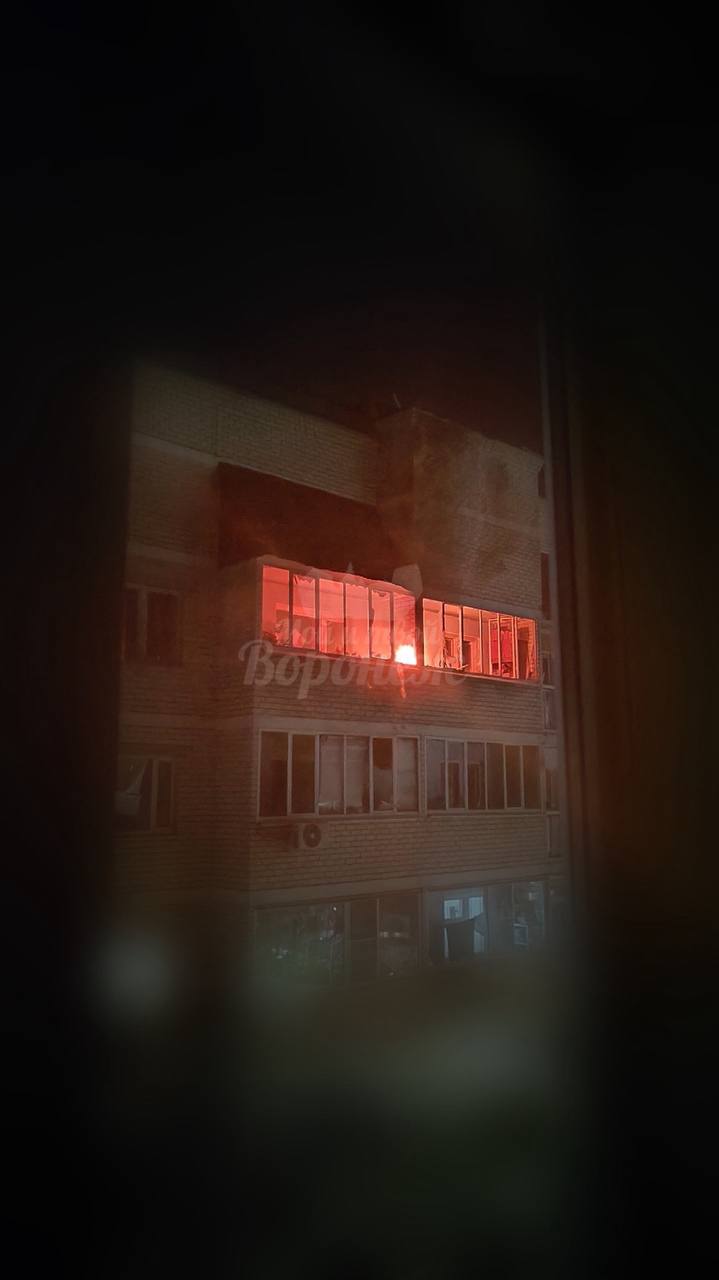 последствия атаки БПЛА