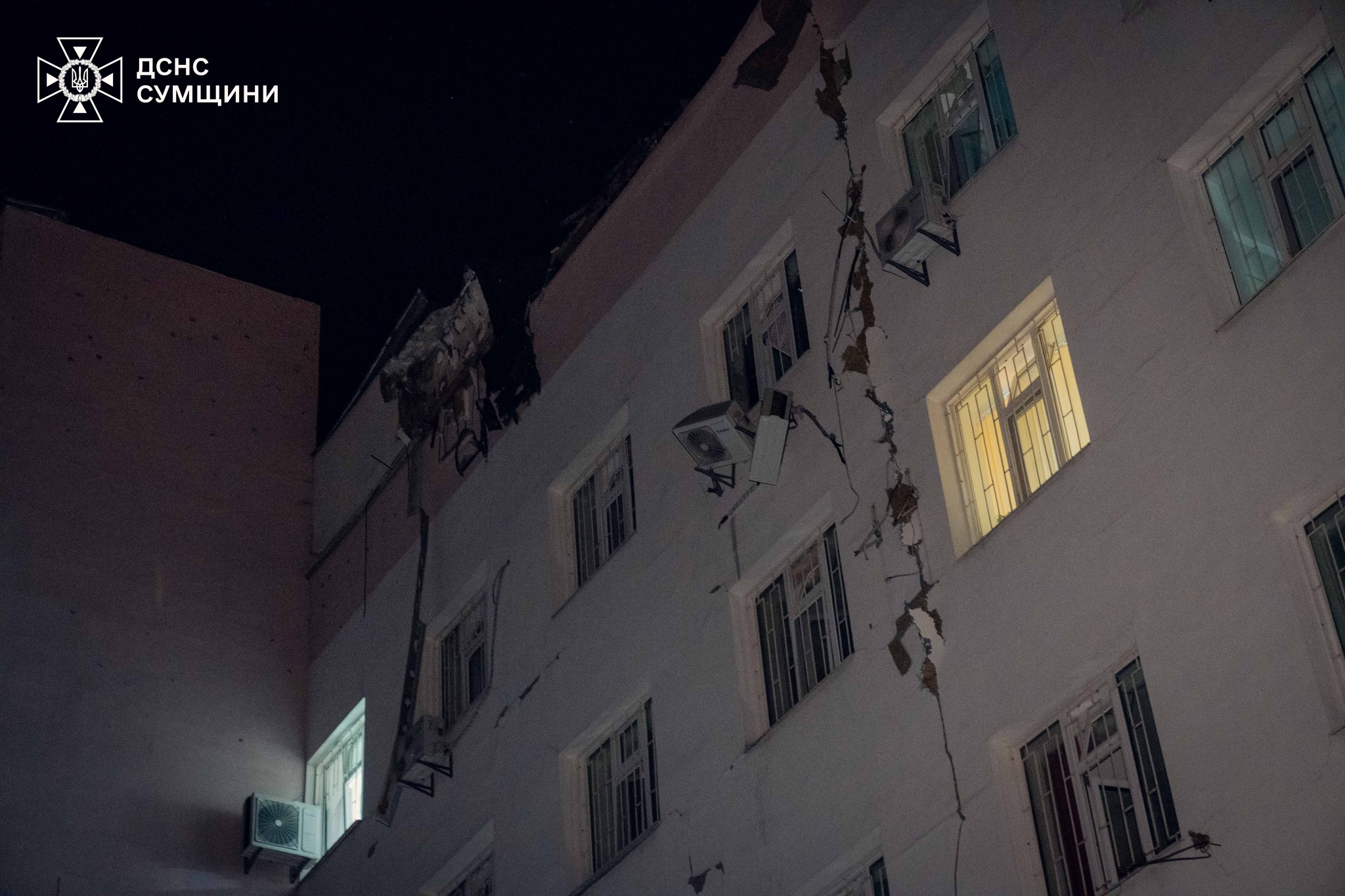 В Сумской области дроны атаковали больницу