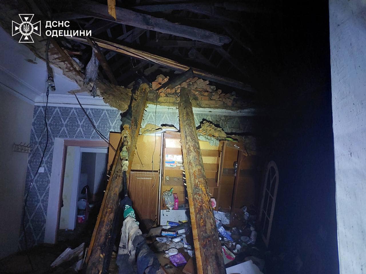 последствия атаки на Одесский район