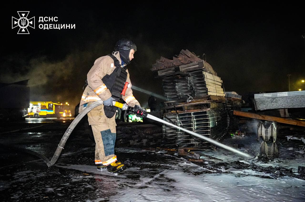 последствия атаки на Одесский район