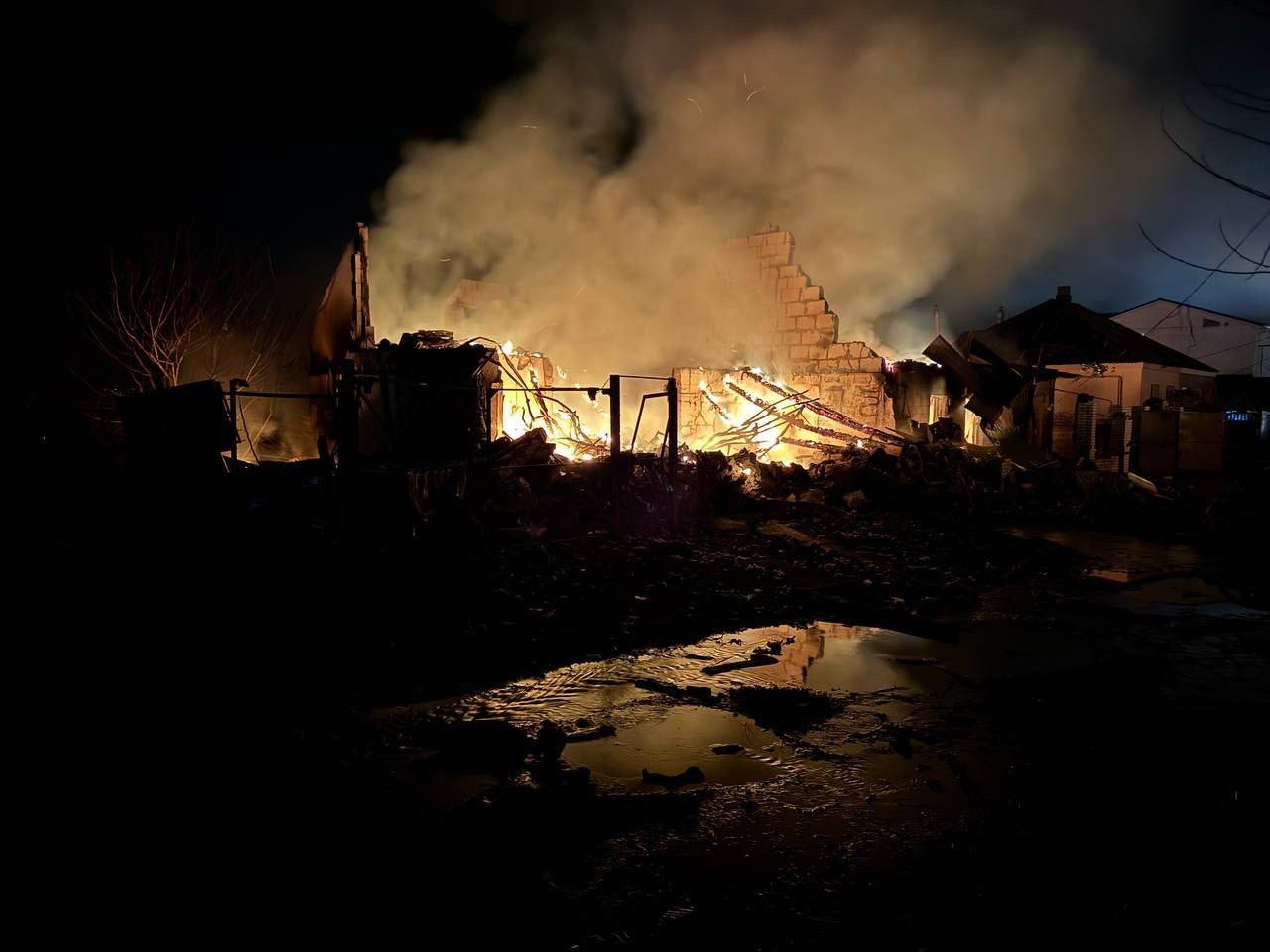 атака "шахедов" на Днепр