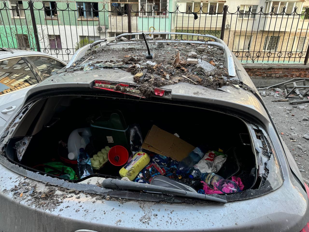 атака "шахедов" на Днепр