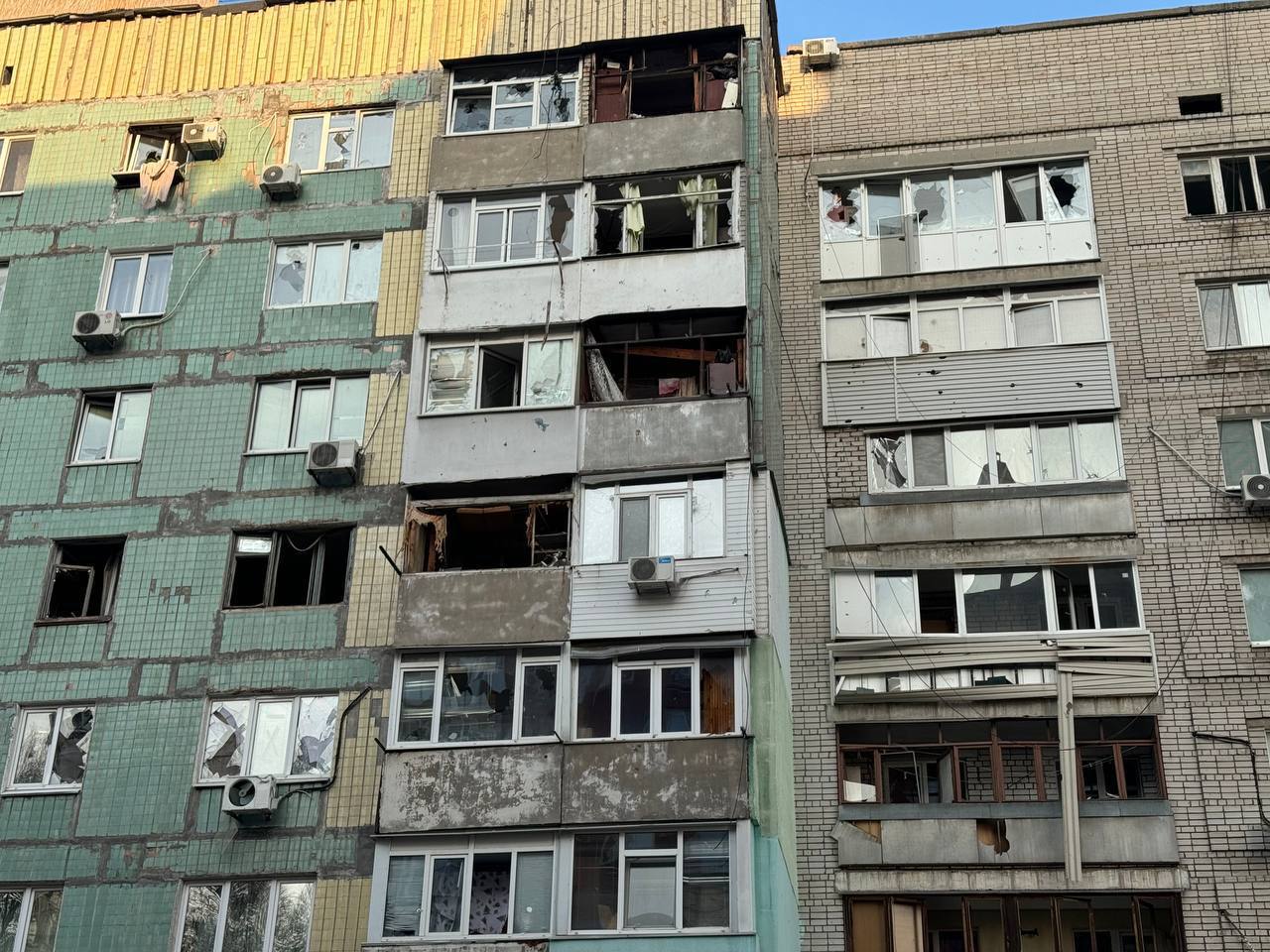 атака "шахедов" на Днепр