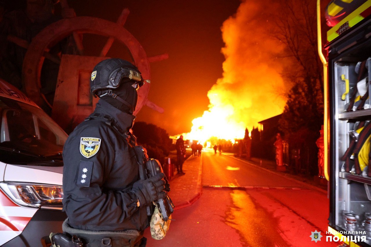 атака "шахедов" на Днепр