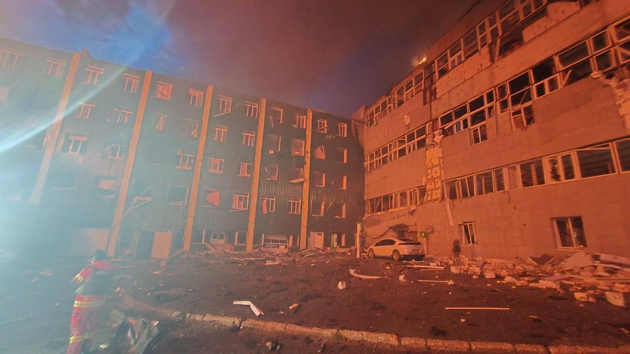 Удар "шахедов" по Харькову